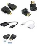 Adaptor Hdmi mama - tata 90, Hdmi Micro Hdmi, VGA HDMI, hdmi mini hdmi