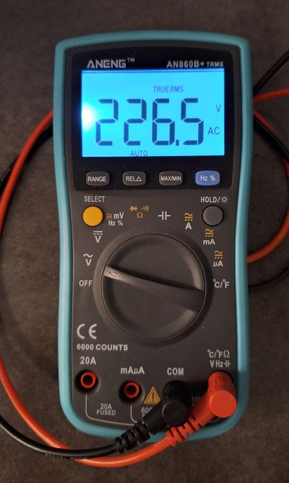 Multimetru  profesional AN860B+