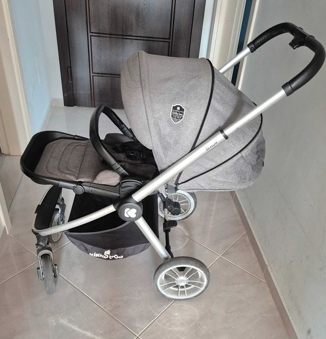 KIKKA BOO Комбинирана количка 3в1 VICENZA GREY