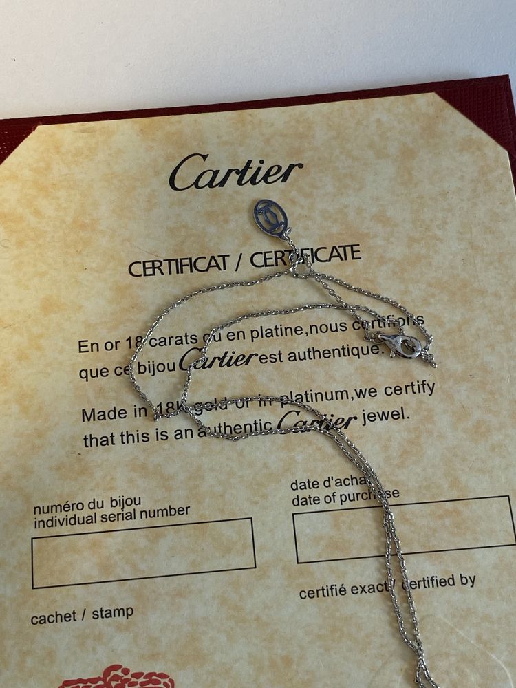 Cartier Colier White Gold 18K