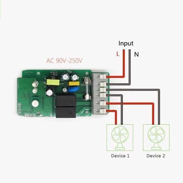 Sonoff – dual r2 прекъсвач – управление на две устройства 16а/3500w