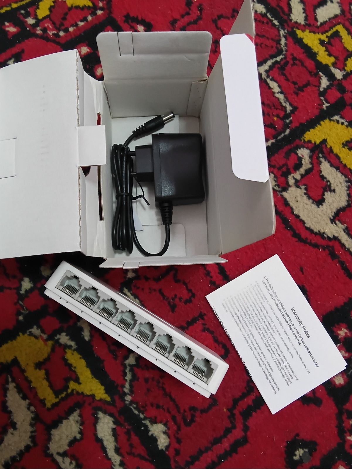 Новый коммутатор свич на 5 портов LAN RG45