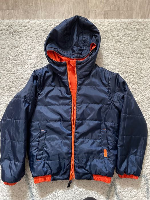 Детско непромокаемо двулицево яке за момче Quechua 7-8 год.