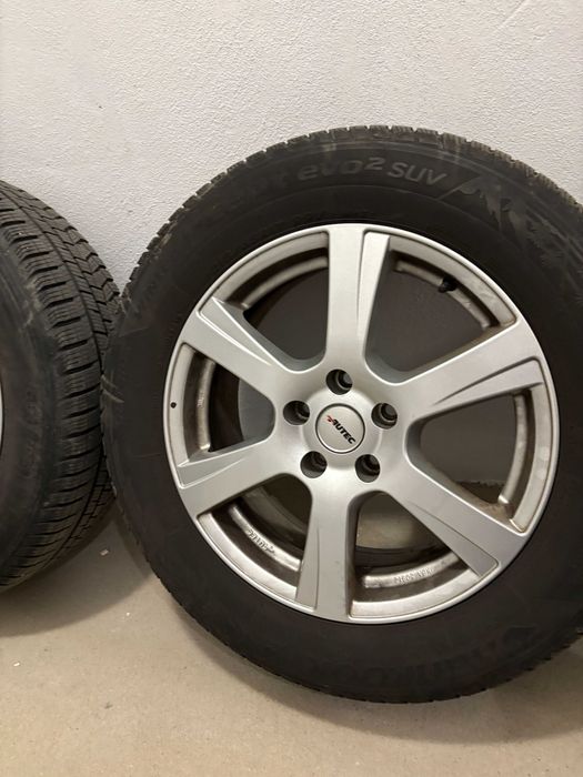 4 бр. Лети джанти 17 със зимни гуми за SUV Шкода Кодиак