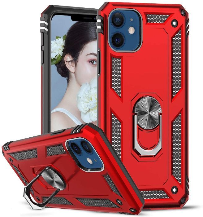 Husa hybrid ARMOR cu inel pt iPhone 12 , 12 Mini, 12 Pro , 12 Pro Max