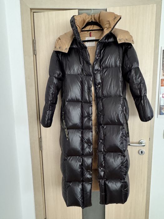 Moncler Panaiba Hooded Long Down Jacket