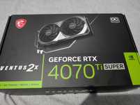 Placa video MSI GeForce RTX 4070 Ti SUPER VENTUS 2X OC 16GB GDDR6X