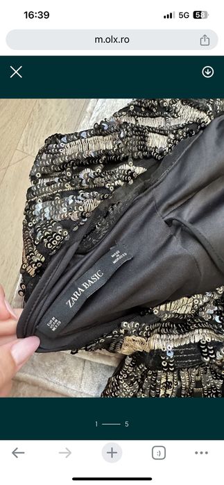 Rochie de seara eleganta cu paiete