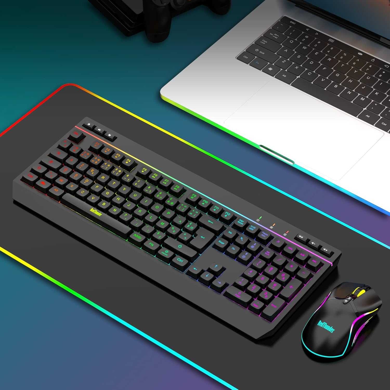 Геймърска клавиатура и мишка RedThunder K20 German QWERTZ,Гаранция