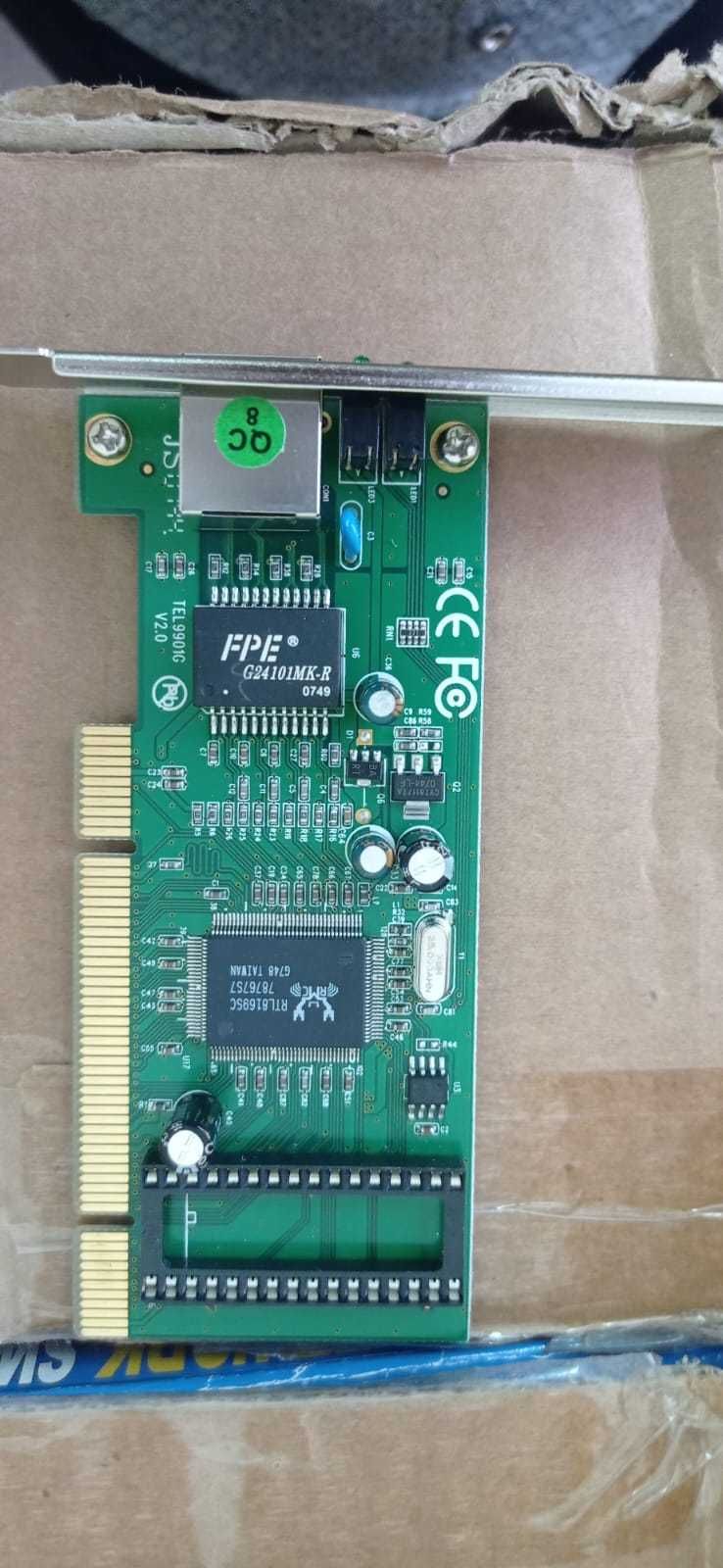 Гигабитный сетевой LAN адаптер PCI