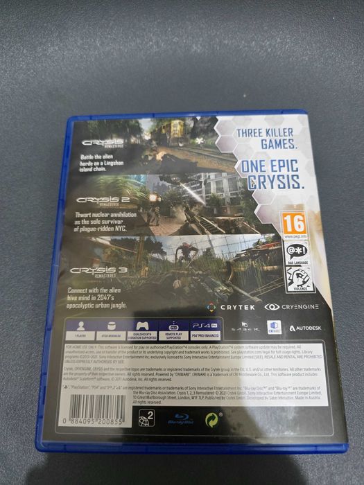 Crysis Trilogy remastered Ps4,5 игра для плэйстэйшн