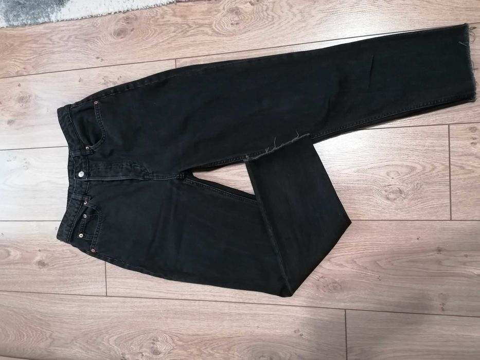 H&M тъмно сиви дамски дънки