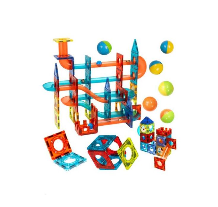 Магнитен конструктор с топчета / Магнитен пъзел - 77, 96, 110 части