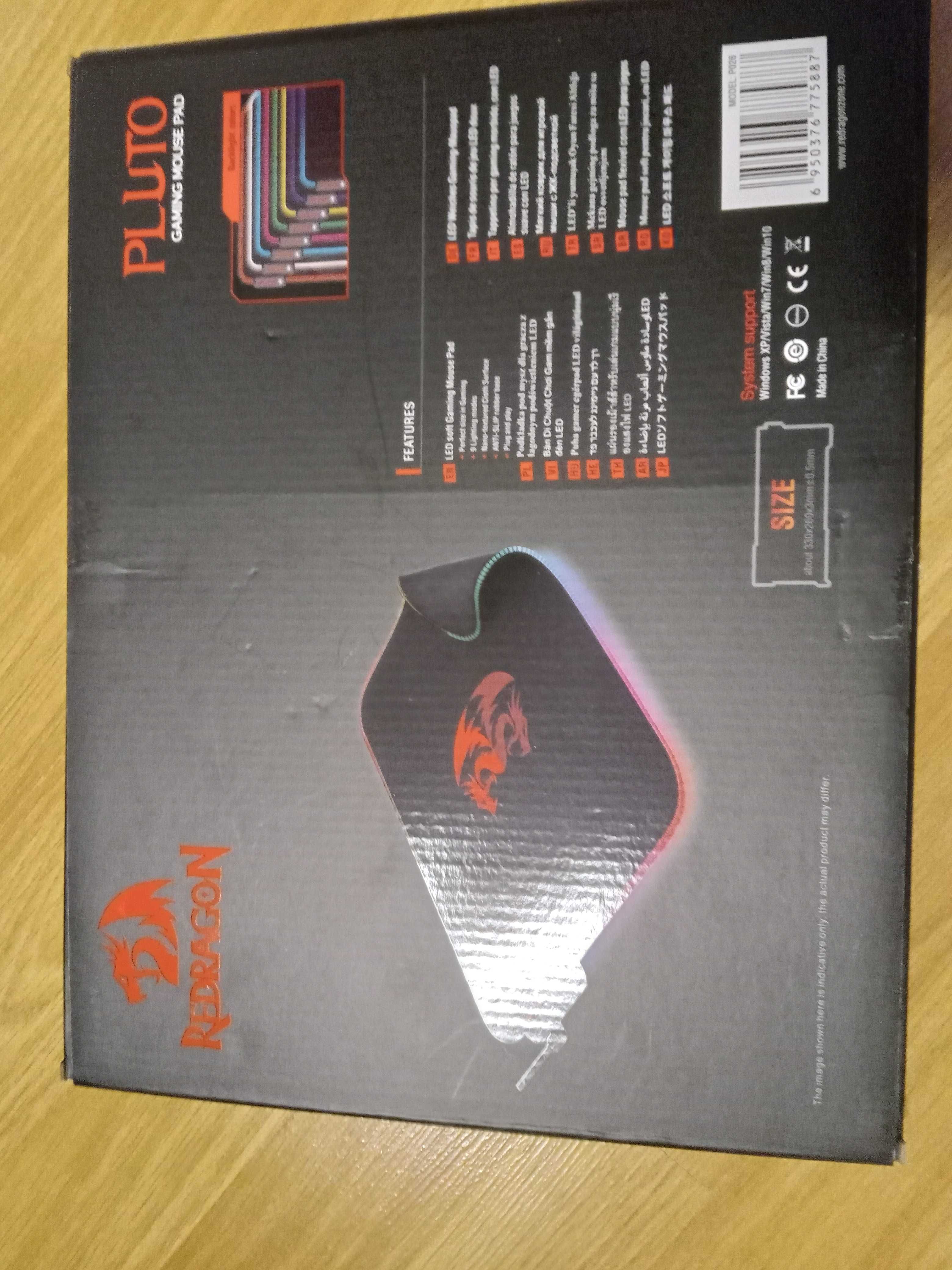 Mouse pad soft pentru jocuri, cu led