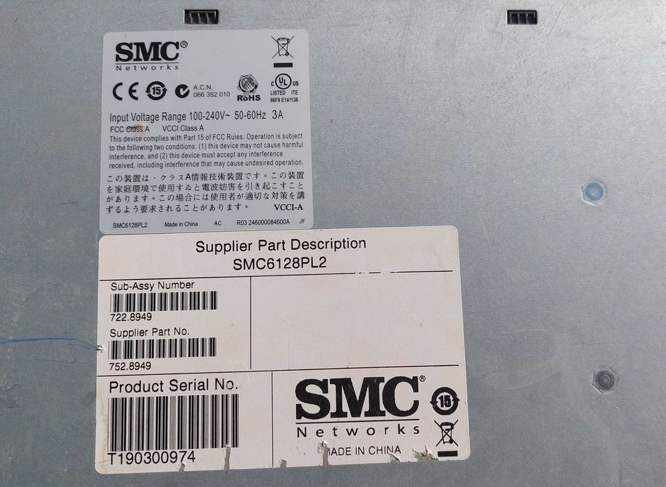 SMC 6128 PL2 Tiger  24-Port Ethernet Switch w/PoE