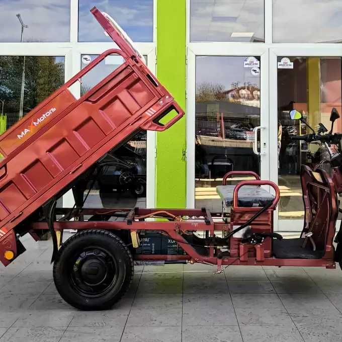 Електрическа Селско-стопанска триколка HEAVY CARGO 2000W Red
