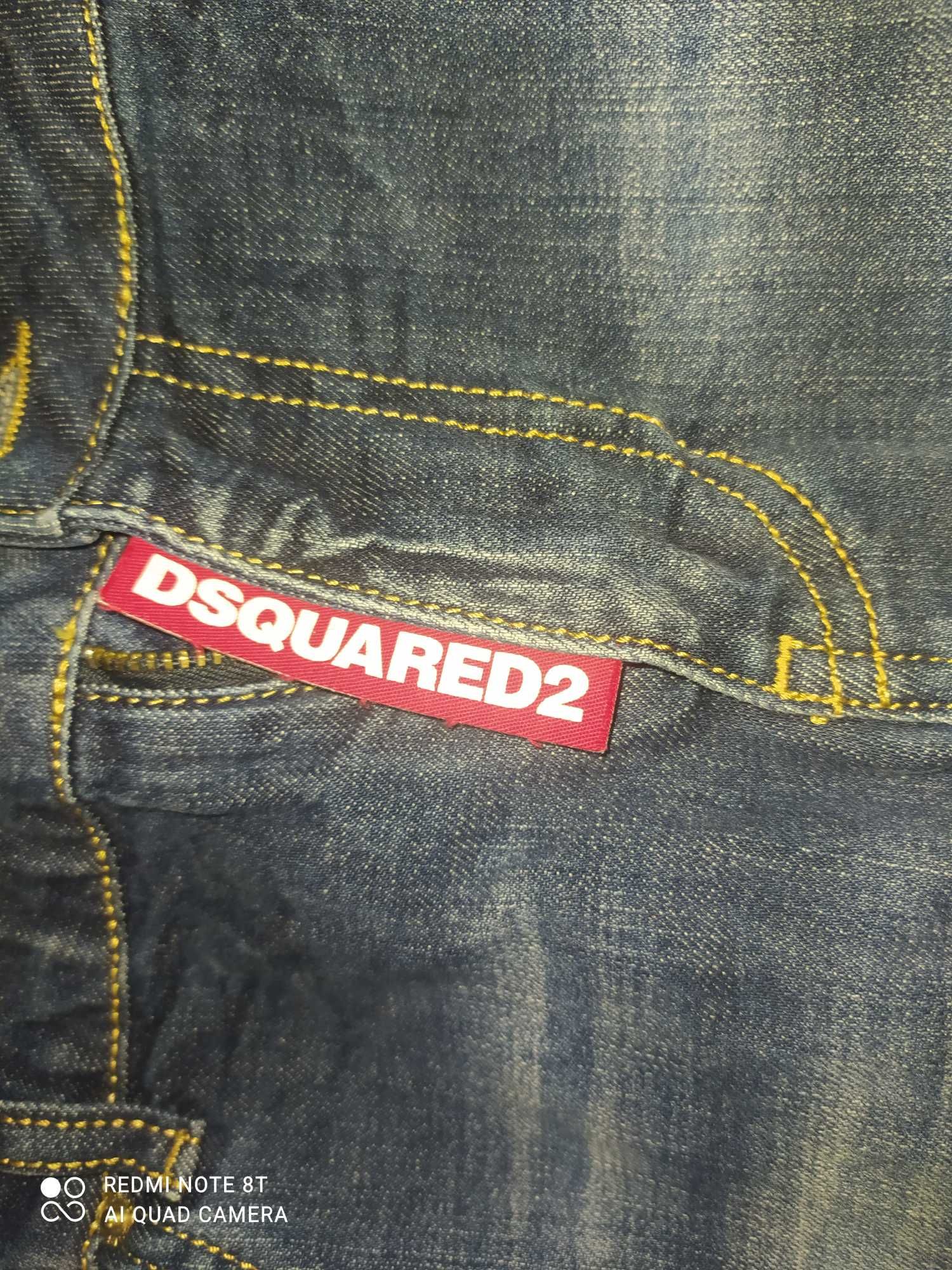 Мъжки дънки Dsquared2, син цвят