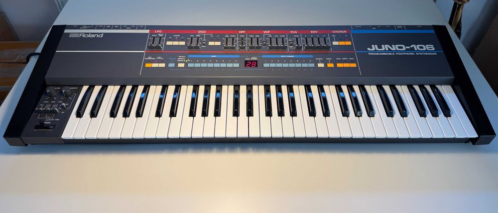 Sintetizator Roland Juno 106 - Original Box