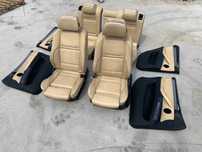Dezmembrez bmw x6/interior bmw x6 piele nappa crem INDIVIDUAL/scaun x6