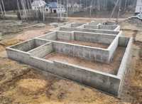 Заливка фундамент бетон опалубка бригада