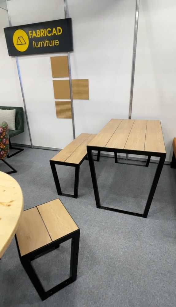 SET - Outdoor - КОМПЛЕКТ Маса 120х70 § 2 бр. Пейки