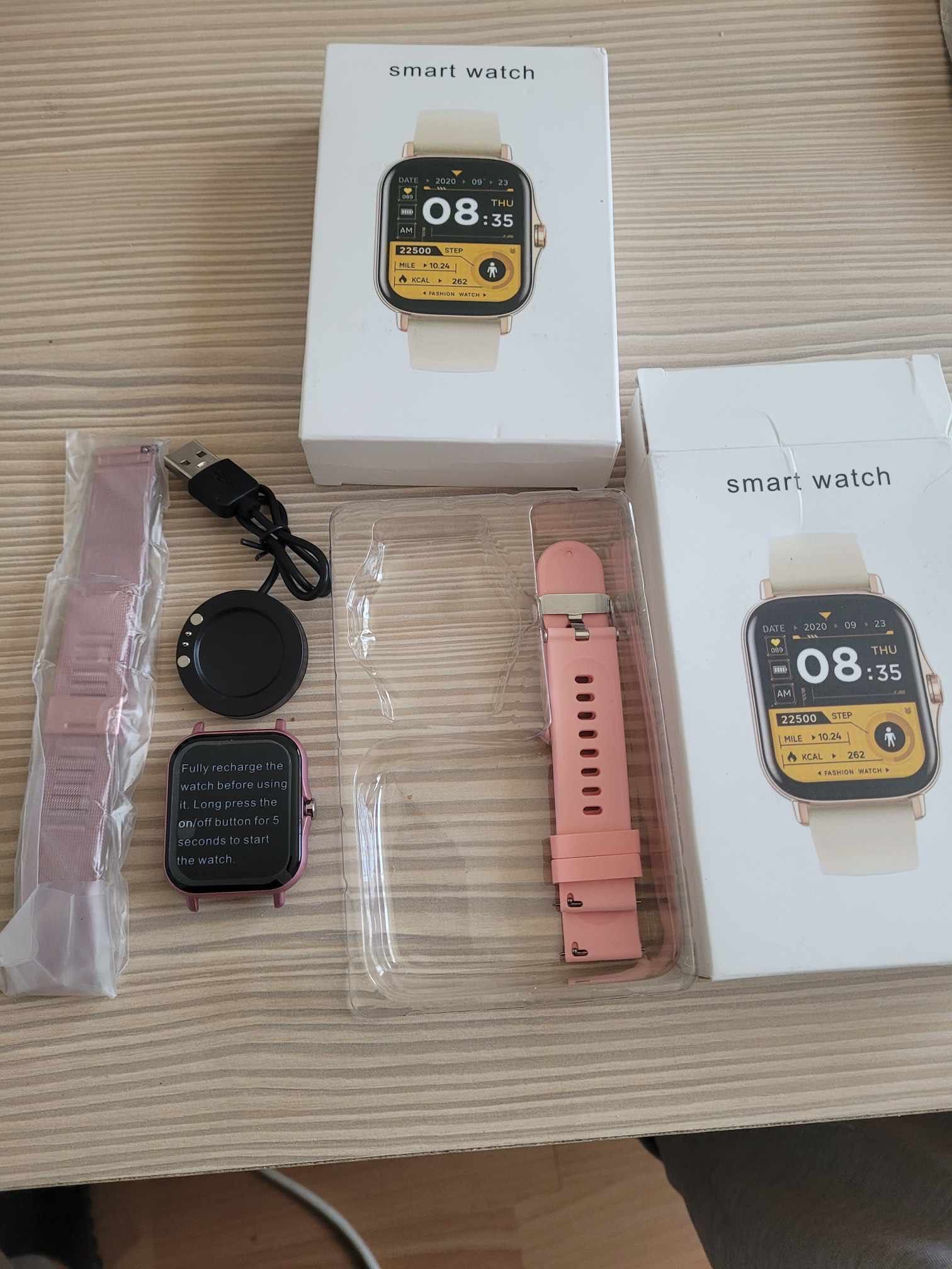 Smartwatch  noi 100 de lei bucata