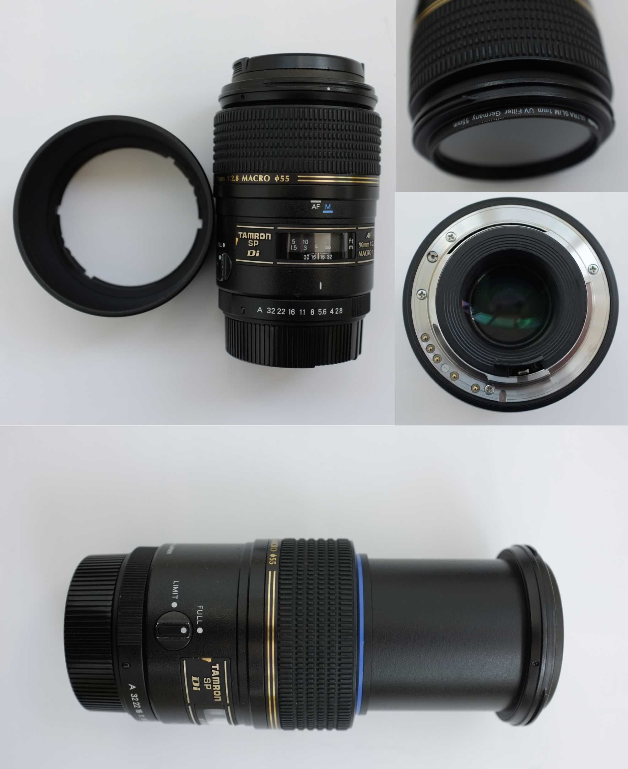 Obiective foto Tamron SP AF 90mm F2.8 Di Macro cu montură Pentax PK