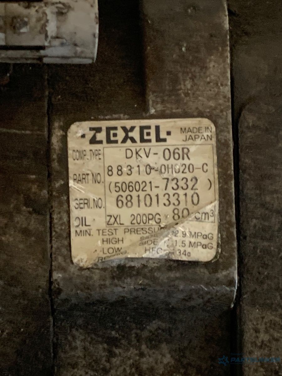 Compresor  AC TOYOTA AYGO 1.4D OEM  88310-0H020-C / 681013310