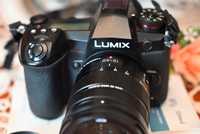 Lumix G9 , 36 K , filmare 4k cu 12-60 LEICA ,blitz si  accesorii.