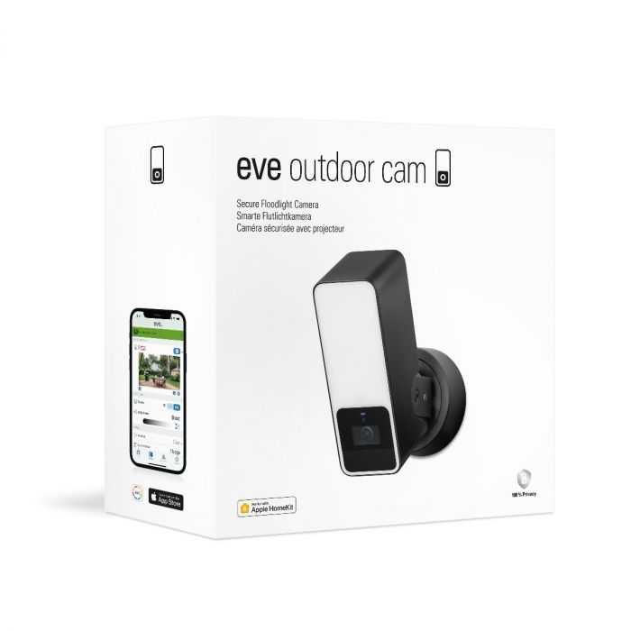 Cameră smart de supraveghere Eve Outdoor Cam, HomeKit