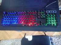 Tastatura Gaming cu lumini LED
