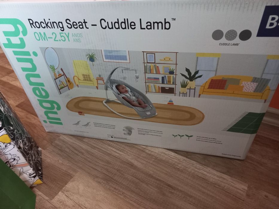 Люлка шезлонг InGenuity Cuddle Lamb