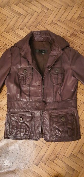 Geaca piele  zara