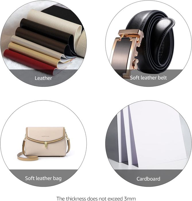 Set de perforatoare din piele Amazon Basics, clește rotativ