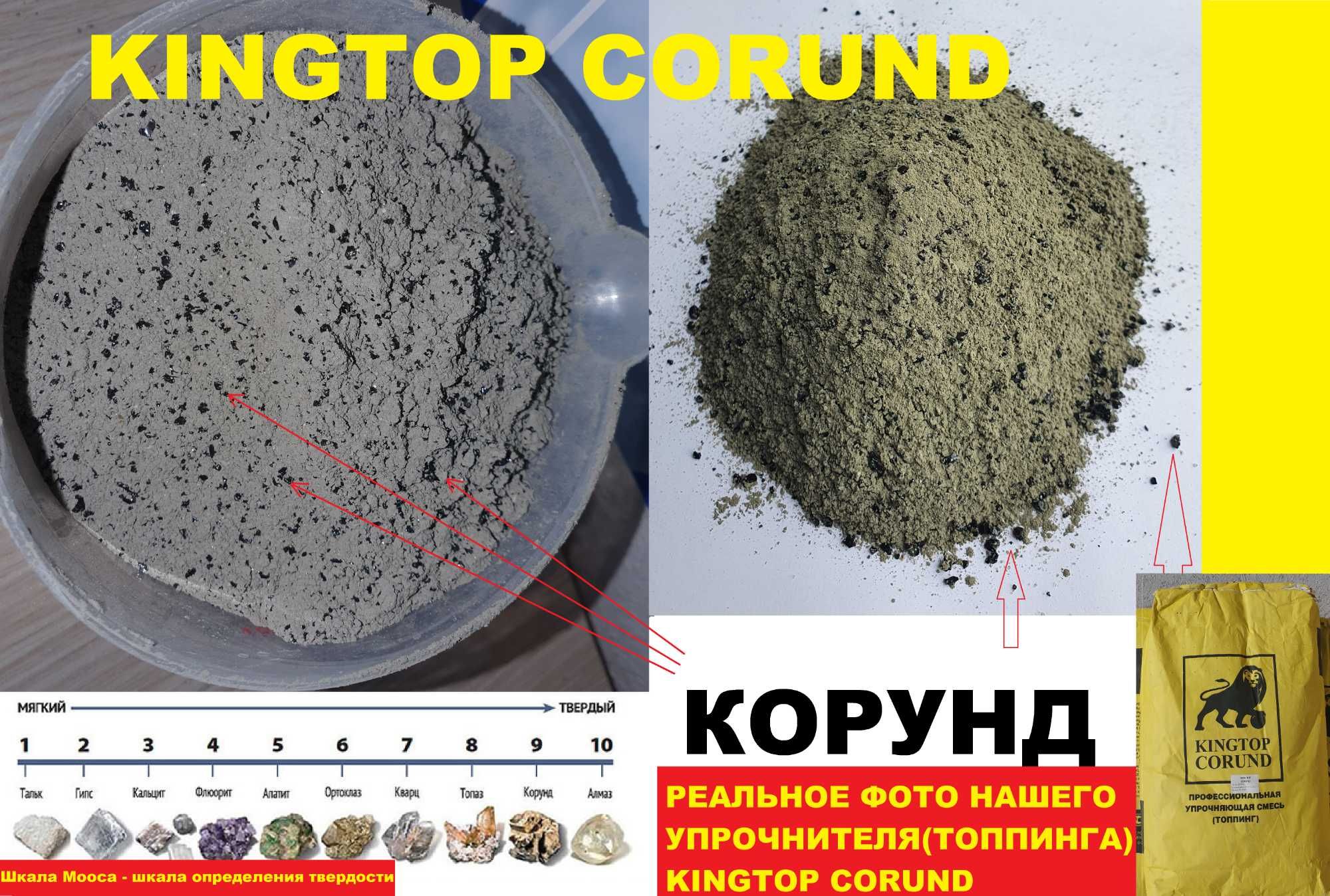 Лак защитный для топпинг  KingTopCorund топинг пропитка №1  1л= 10кв.м