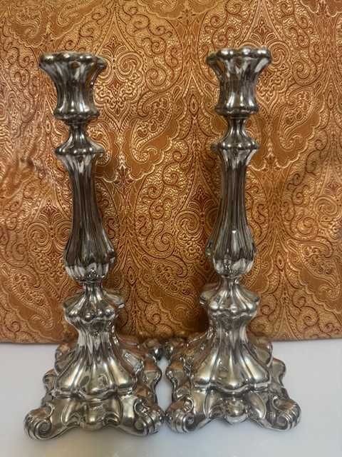 Pereche De Sfesnice Argint Puritate 900 /1000