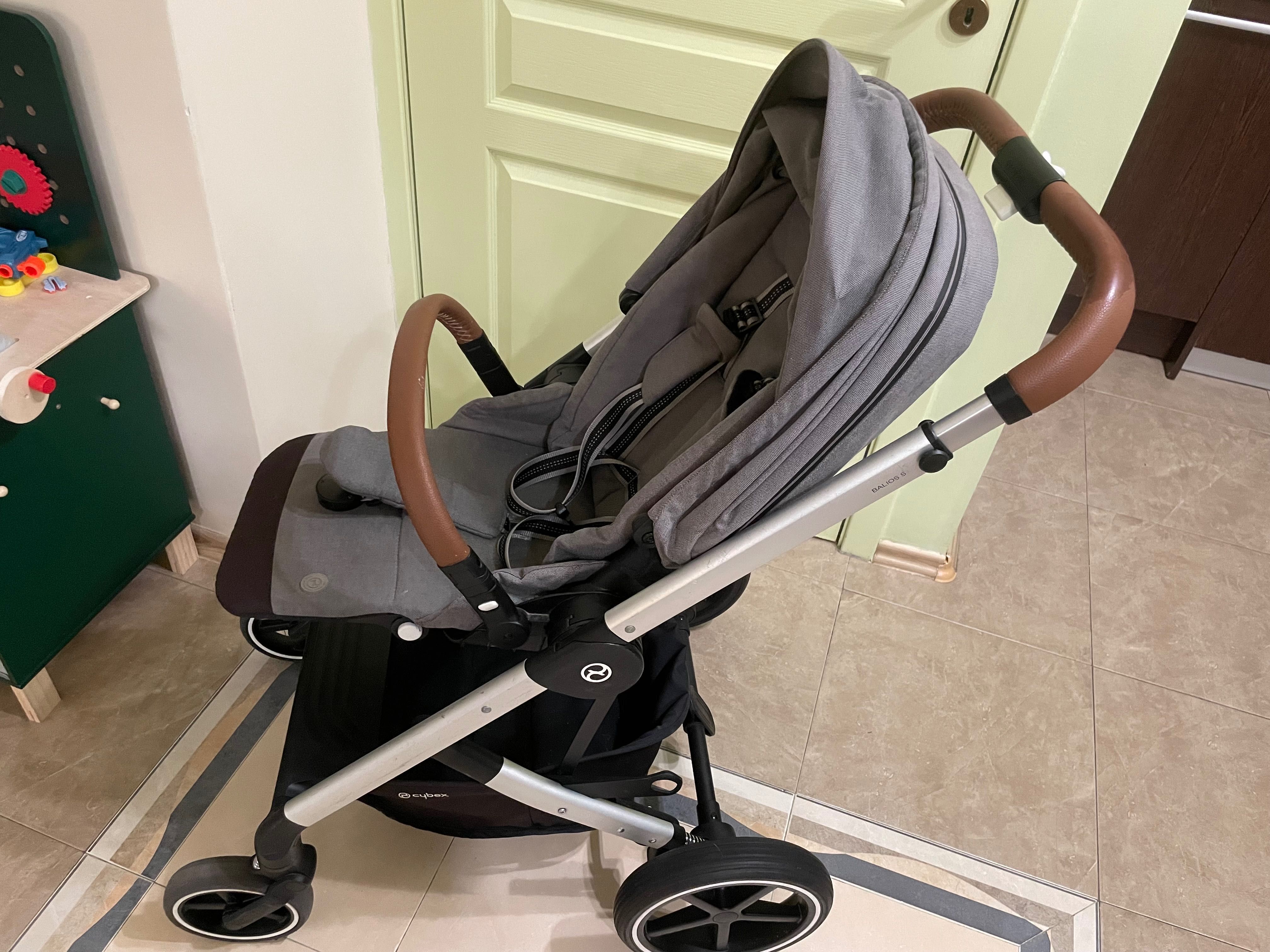 Cybex Balios S lux soho gray + зимен чувал