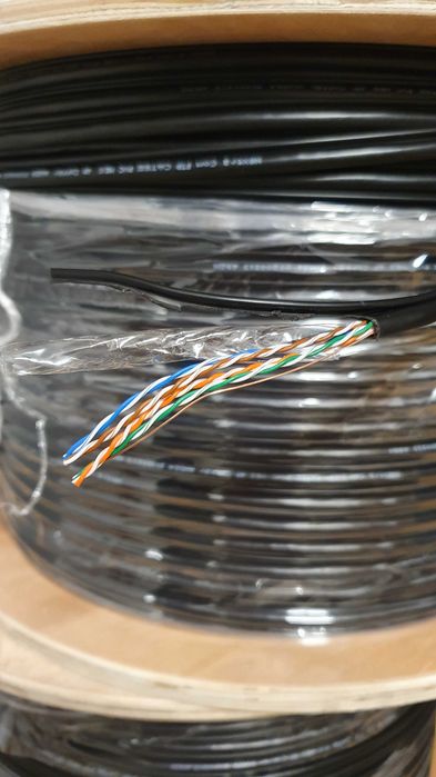 Cablu FTP cupru sufa torsadata autoportant manta exterior protectie UV
