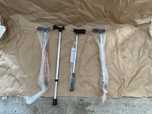 Baston metalic clasic cu maner ergonomic