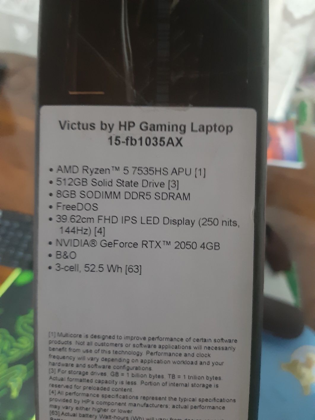 Noutbook Hp Victus 15