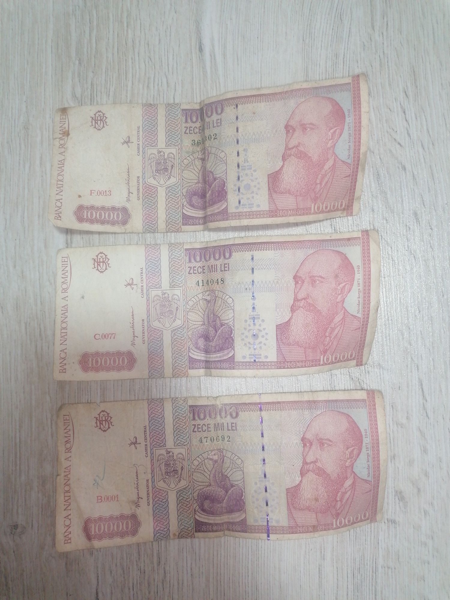 Vand bancnote 10000 lei din anul 1994