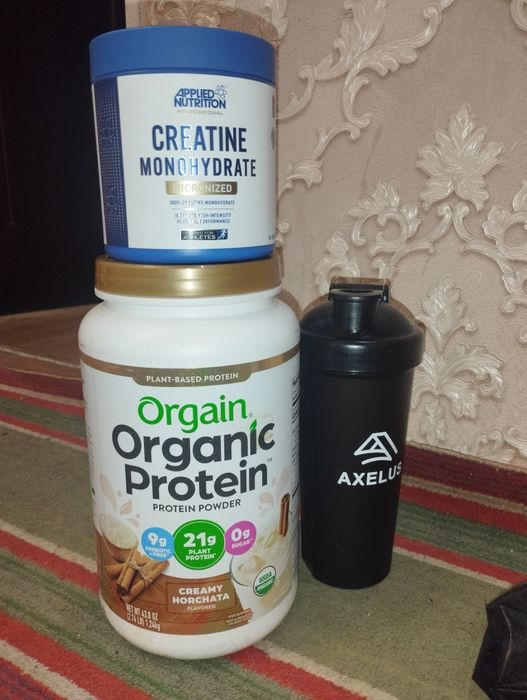 Продам Спортивное питание (Протеин Orgain + Креатин Applied Nutrition