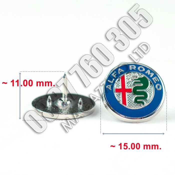 Подарък за собственик на Алфа Ромео Значка Брошка
