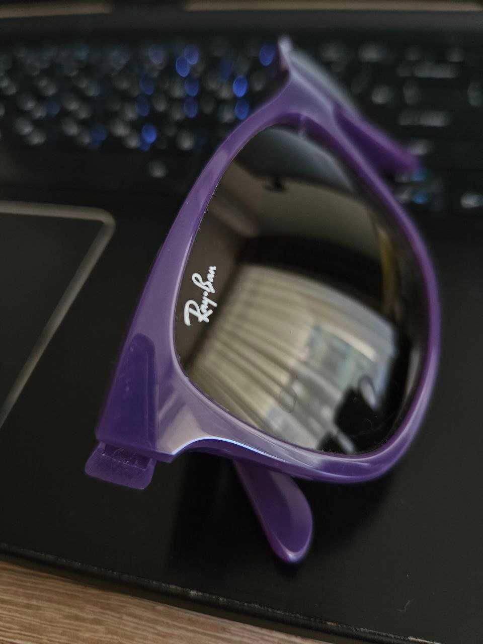 Ray ban лилави оригинални слънчеви очила за унисекс