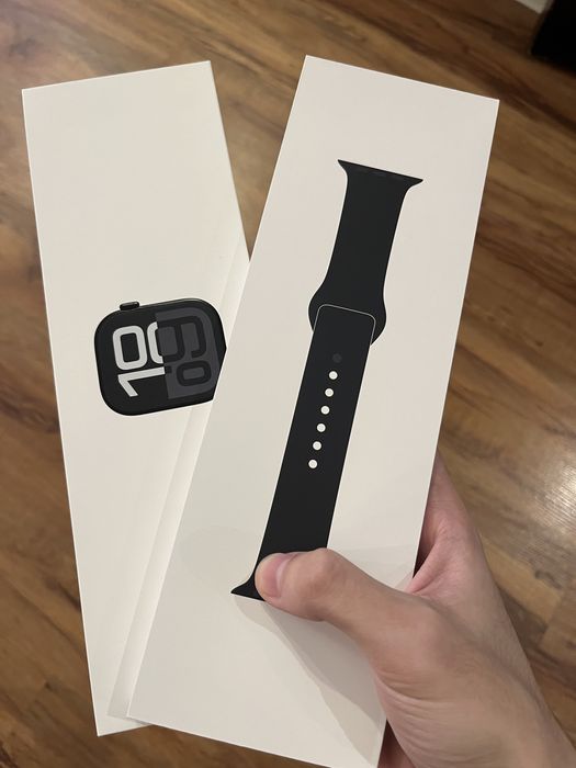 Apple Watch Series 10 46mm Jet Black AI Black SB M/L GPS