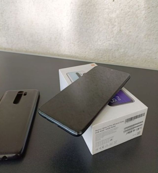 telefon xiaomi redmi note 8 pro 6 gb ram 64 gb mineral grey gri