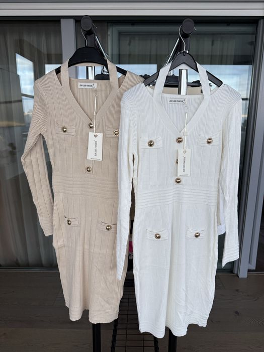 Рокля, жилетка, пола, комплект нови дамски дрехи