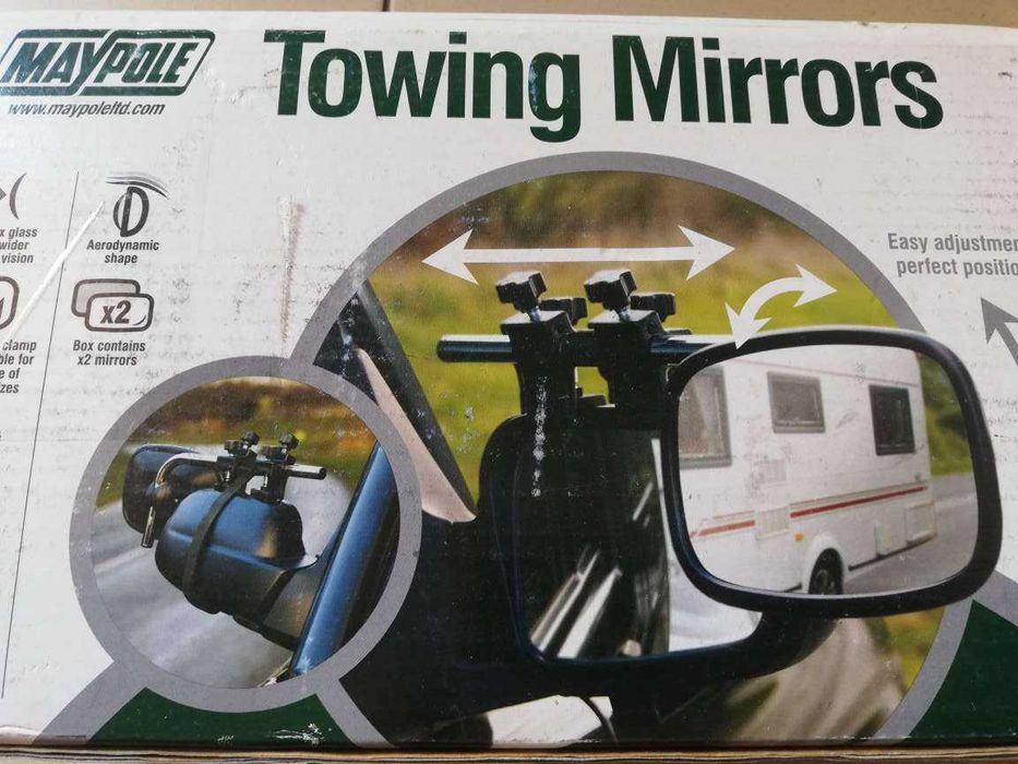 CONVEXE suplimentare MAYPOLE rulota ajutatoare oglinzi