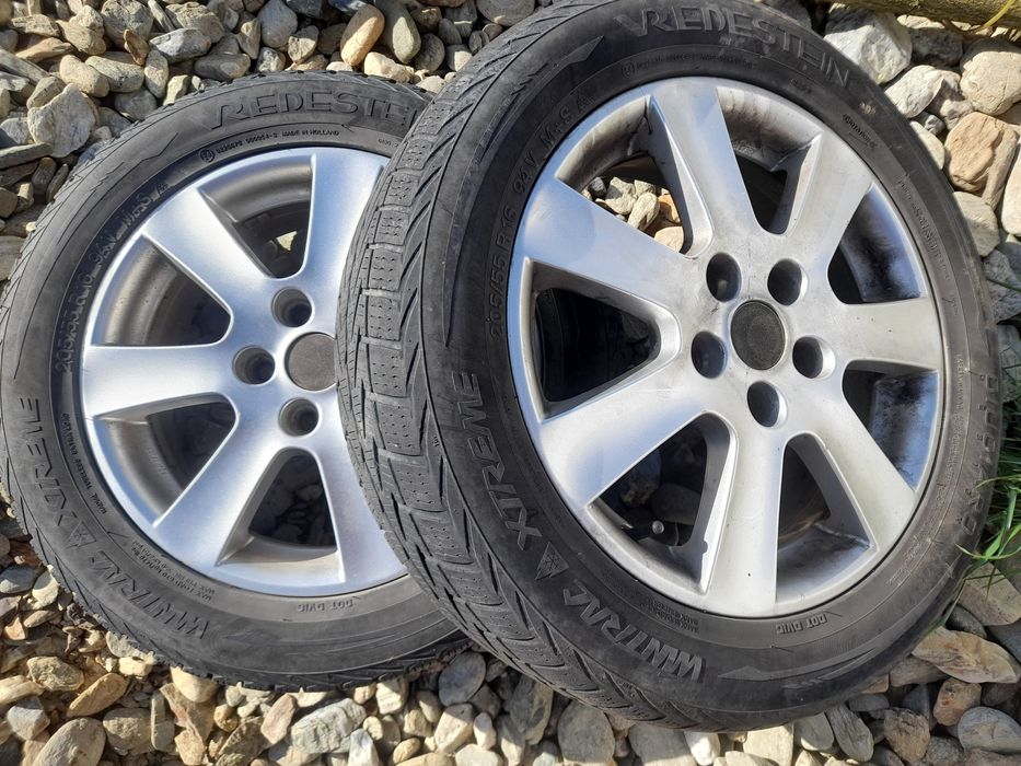 Jante aluminiu + cauciucuri 205/55 R16