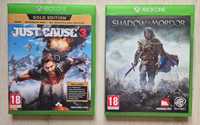 Shadow of Mordor + Just Cause 3 Gold Edition pentru Xbox One